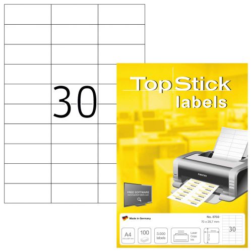 ETIQUETA TOP STICK 70X29.7 C/ 100FLS 8703 , Top Stick , ETIQTOP014 , 4023145087039